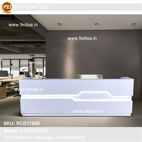 Designer Reception Desk 614 Foot Reception Desk Source Reception Desk ...