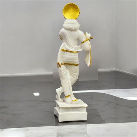 Divine Standing Krishna with Bansuri 2 Ft Statue – Premium Composite M ...