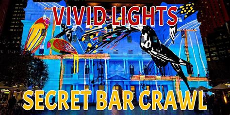 Vivid Lights Secret Bar Crawl, Central Station Clock Tower (Tues) or ...