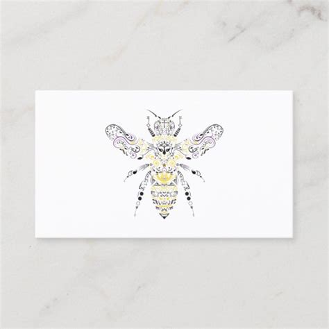 Honey Bee Business Card Template 的图像结果