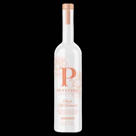 Penelope Peach Old Fashioned Cocktails Ready to Pour – Bonded Bottle ...