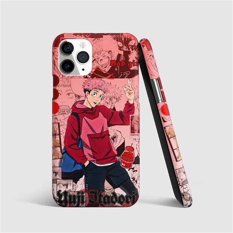 Yuji Itadori Red Theme - Dynamic Jujutsu Kaisen Phone Case
