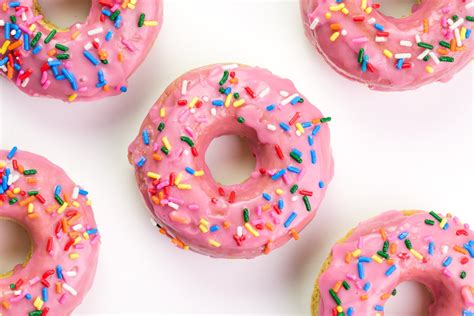 Pink Doughnut With Sprinkles