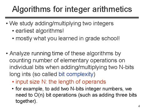 Image result for Algorithms for Integer Operations