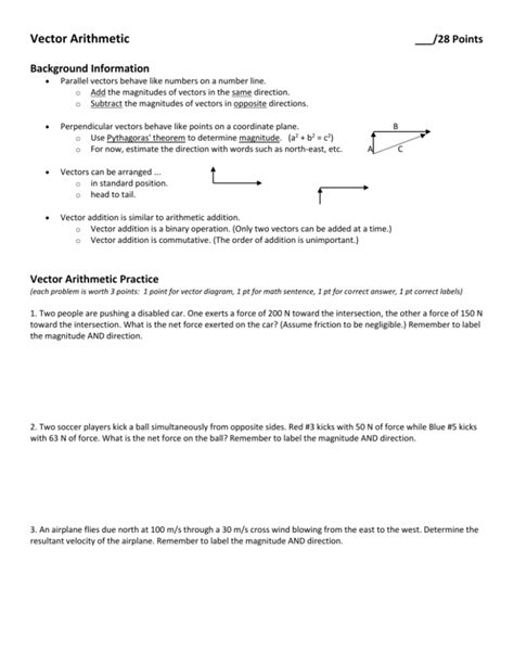 Applied Math 1 Vector Worksheet 的图像结果