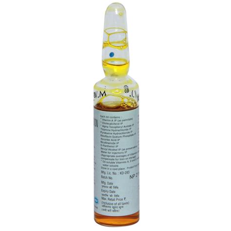 Buy M.V.I Injection 1 x 10 ml online | Uses, Side Effects, Price and ...