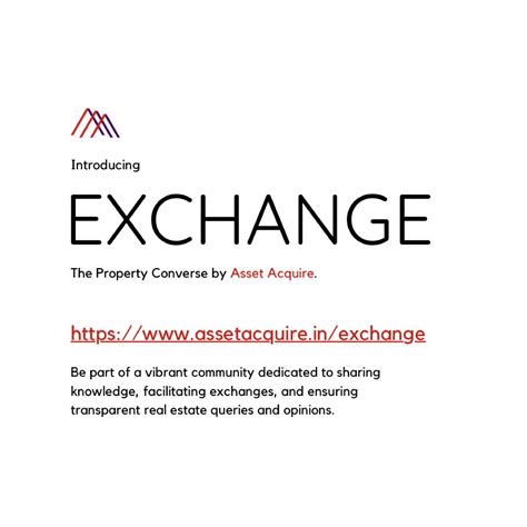 Exchange - The property converse by Asset Acquire. Be a part of vibrant ...