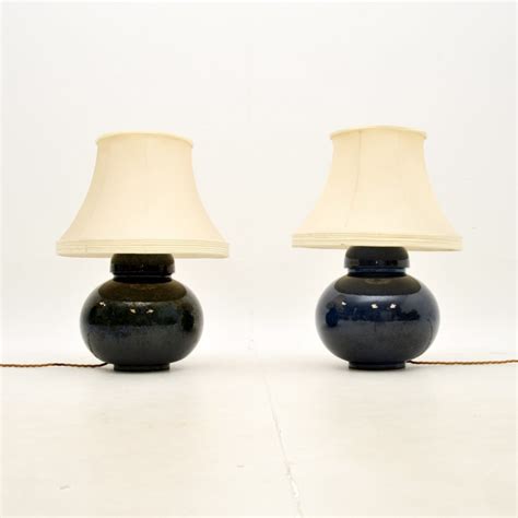 Pair of Antique Ceramic Table Lamps | Marylebone Antiques