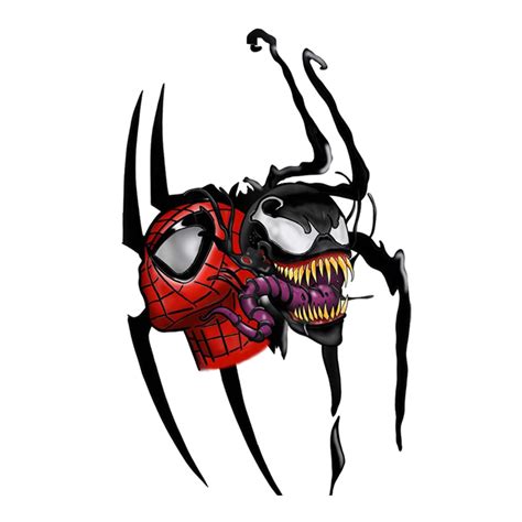 Spider-Man vs Venom Symbiote Premium Vinyl Stickers – stickerogy