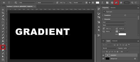 Transparent Gradient with Text Example 的图像结果