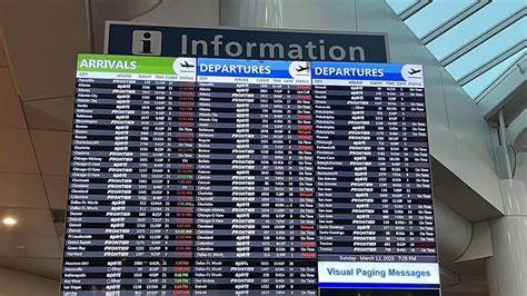 Passengers look at flight delays on a departure board at Orlando International Airport on November 0
