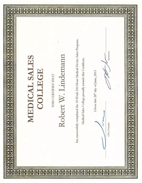 Diploma-Medical Sales College | PDF