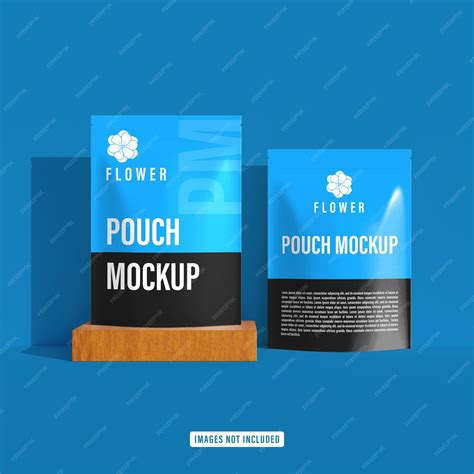 Premium PSD | Stand up pouch bag mockup psd
