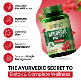 Vlado's Himalayan Organics Berberis Aristata Berberine 98% with Milk T