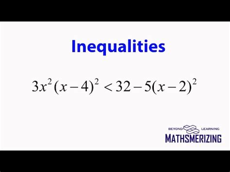 Solved Examples for JEE: Inequalities- 5 Video Lecture