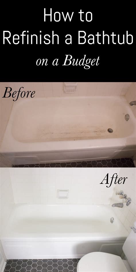 How to Refinish a Bathtub on a Budget - Erin Spain
