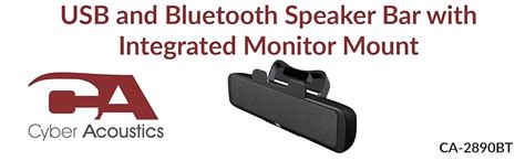 Cyber Acoustics USB & Bluetooth Speaker Bar (CA-2890BT) – USB Powered ...