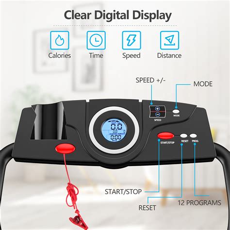 Goplus 1HP Electric Treadmill Folding Motorized India | Ubuy