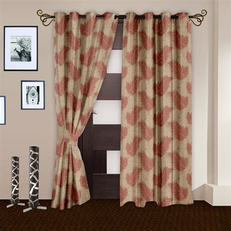 Buy Story @ Home Brown 2 pc Door curtain-7 feet Online at Low Prices in ...