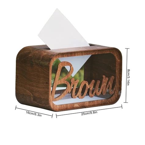 Buy Gogosir Personalized Wedding Card Box Hexagon Piggy Bank Unique ...