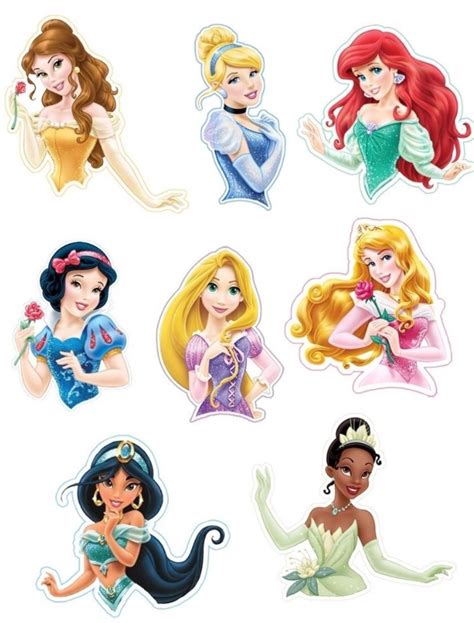 Discover 38 Disney Princess Stickers and Disney Princess Cake Topper ...
