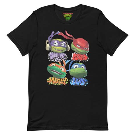 Teenage Mutant Ninja Turtles: Mutant Mayhem Turtle Heads T-Shirt ...