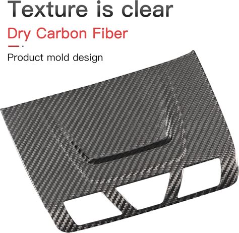 Buy ZAKAY Car Interior Sticker Dry Carbon Fiber Tuning Accessories Roof ...