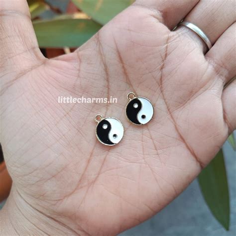 Buy Black Yingyang Charm online from little charms