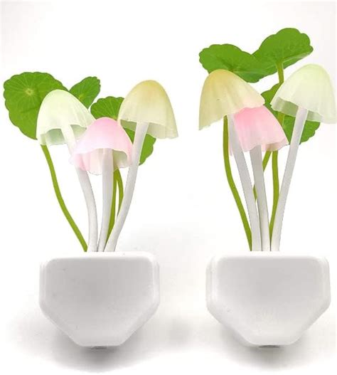 Buy MAGBHA Fancy Color Changing Mushroom LED Night Light with Sensor ...