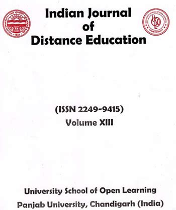 IJDE - Indian Journal of Distance Education, USOL Journal, Panjab ...