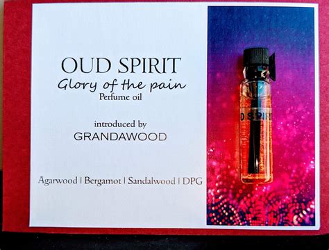 Grandawood Agarwood Oud Perfume: OUD SPIRIT- GLORY OF THE PAIN- perfum ...