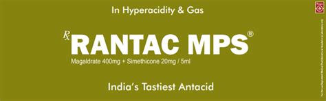 Rantac MPS (Magaldrate and Simethicone Oral Suspension)- Physician ...