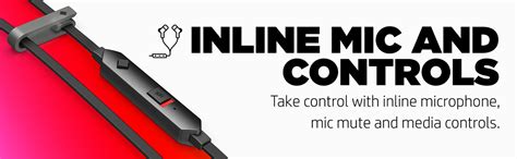 OMEN Refurbished Dyad Earbuds Wired Headphone Dynamic Driver In-Line ...