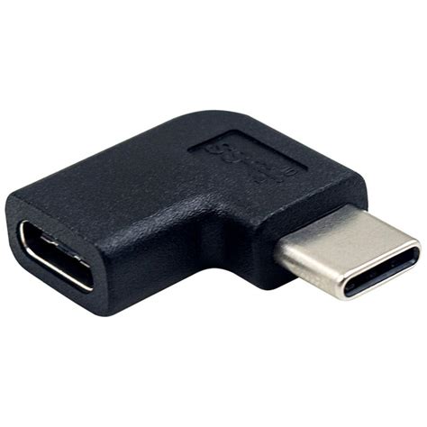 Maxhood USB C Type Male to Female Adapter, Right and Left Angled 90 ...