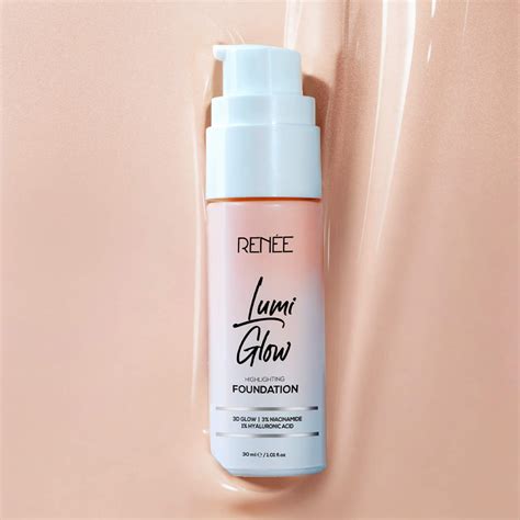 RENEE Lumi Glow Highlighting Liquid Foundation | Lightweight, Buildable ...