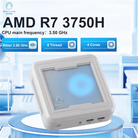 Genmachine Compact AMD Ryzen 7 Mini PC with Win11 and DDR4 RAM India | Ubuy
