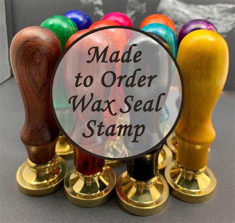 Custom Wax Seal Stamp - Personalized Wedding Invitation Wax Stamp Kit ...
