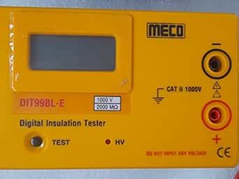 NAAFIE Meco - DIT 99E 1000V-2000MW Digital Insulation Tester With ...