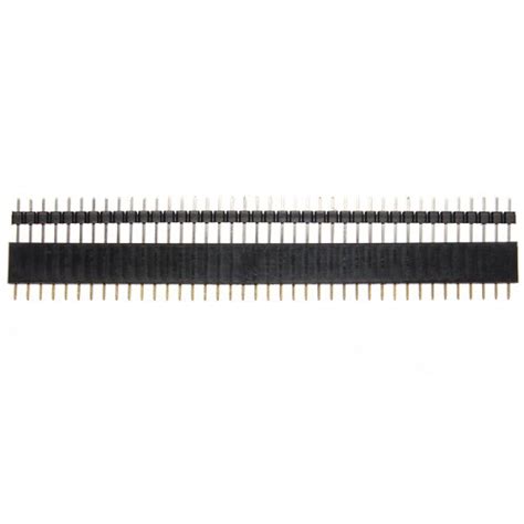 Generic 40 Pin 2.54Mm Male Female Sil Socket Row Strip Pcb Connector ...