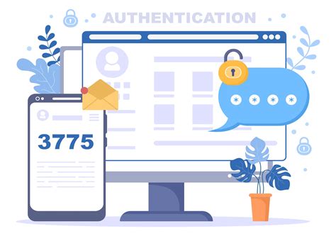 Authentication Tools for Secure Sign-In - Google Safety Center Vector Art Background Vector Art