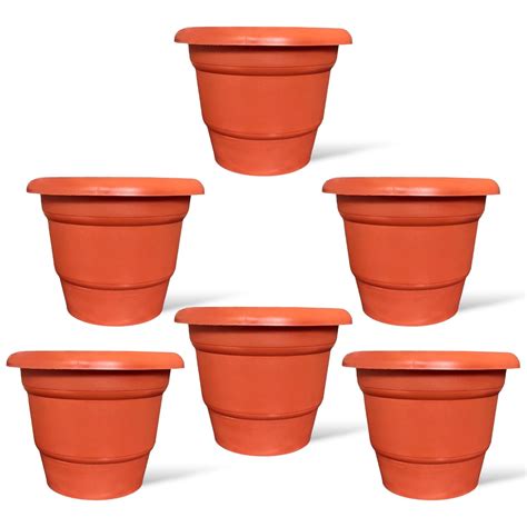 Terracotta Plastic Pot Garden Balcony Terrace Indore Outdoor Plating ...