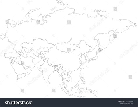 Asia Simple Map Outline 的图像结果