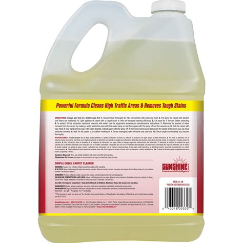 Simple Green 1 Gal Pro Grade Carpet Cleaner Com