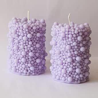Polaris Fox Handmade Scented SOYA Wax Bubble Pillar Candle | 145g Each ...