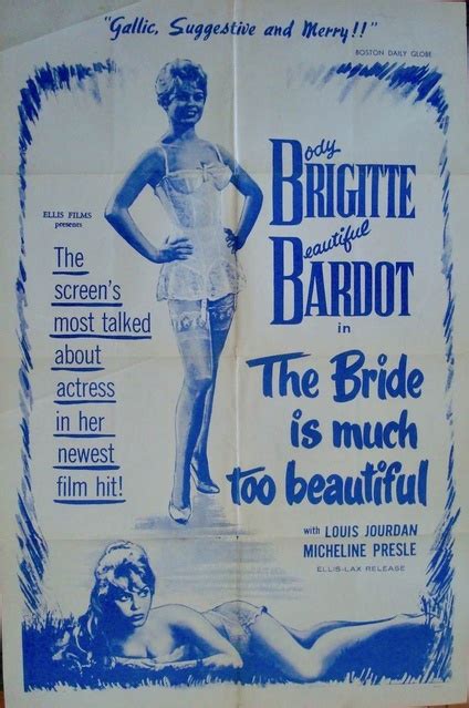 Image result for The Bride Is Much Too Beautiful 1956