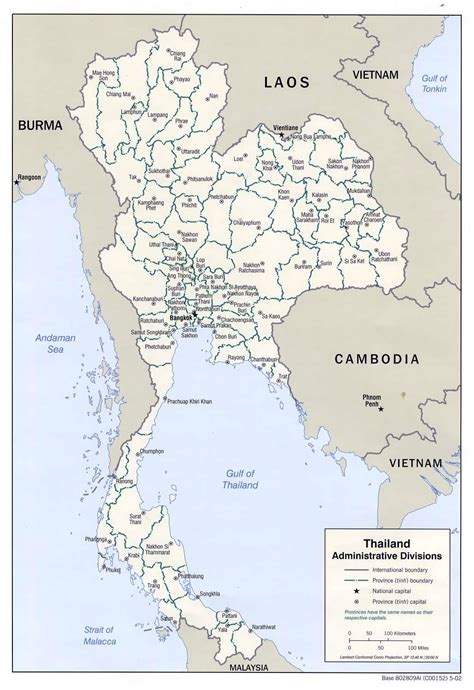 Maps of Thailand | Detailed map of Thailand in English | Tourist (Travel) map of Thailand | Road ...