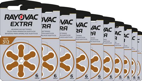 Amazon.com: Duracell Hearing Aid Size 312 Batteries, 32 Count : Health & Household