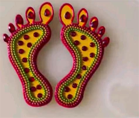 Laxmi Feet God Feet Cutout
