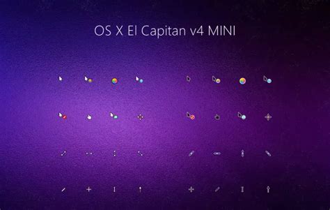 Mouse cursor OS X El Capitan v4 MINI for Windows
