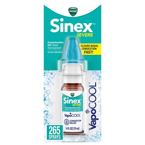 Sinex Severe Moisturizing Ultra Fine Nasal Spray | Vicks